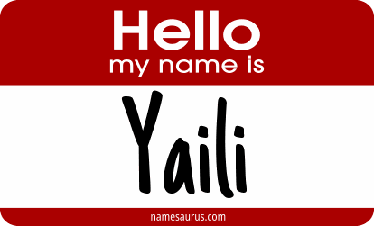 Hello my name is Yaili png download