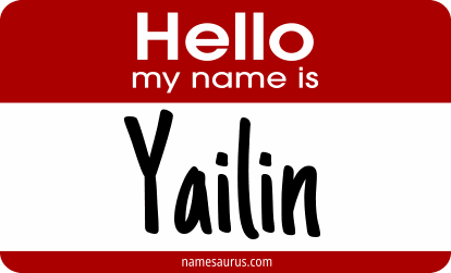 Hello my name is Yailin png download