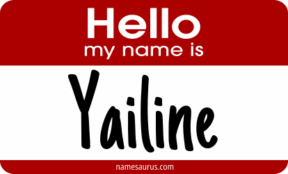 Hello my name is Yailine png download