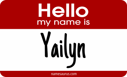 Hello my name is Yailyn png download