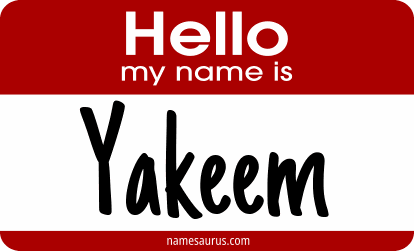 Hello my name is Yakeem png download