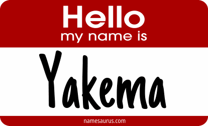 Hello my name is Yakema png download
