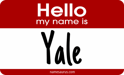 Hello my name is Yale png download