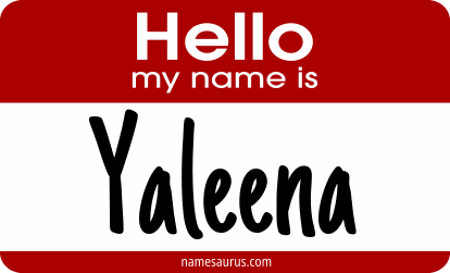 Hello my name is Yaleena png download