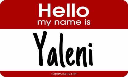 Hello my name is Yaleni png download