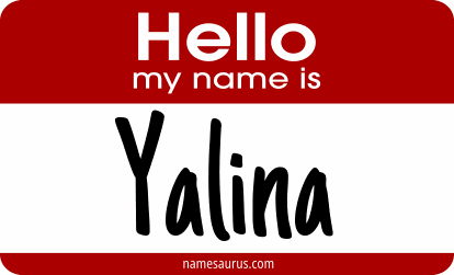 Hello my name is Yalina png download
