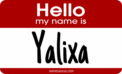 Hello my name is Yalixa png download