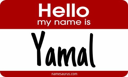 Hello my name is Yamal png download