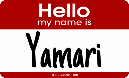 Hello my name is Yamari png download
