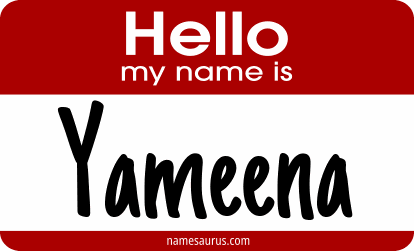 Hello my name is Yameena png download