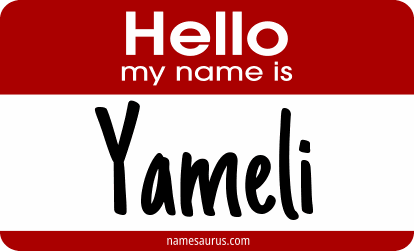 Hello my name is Yameli png download