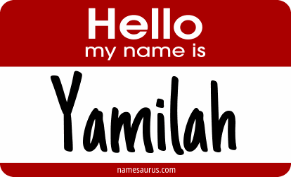 Hello my name is Yamilah png download