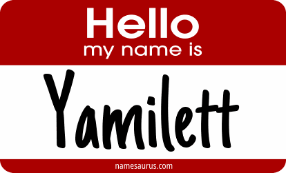 Hello my name is Yamilett png download