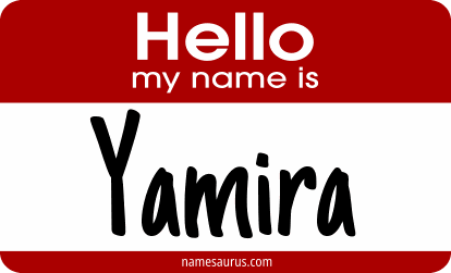 Hello my name is Yamira png download