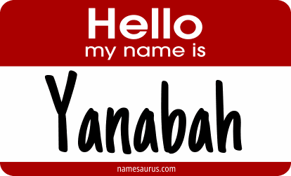 Hello my name is Yanabah png download
