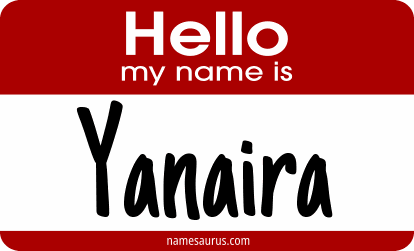 Hello my name is Yanaira png download