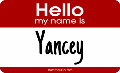 Hello my name is Yancey png download