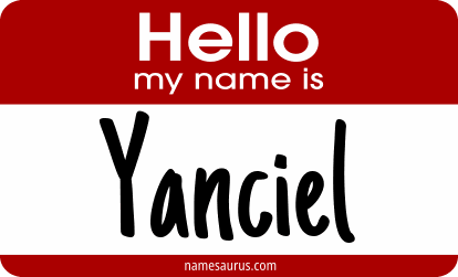 Hello my name is Yanciel png download