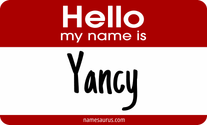 Hello my name is Yancy png download