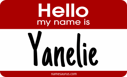 Hello my name is Yanelie png download