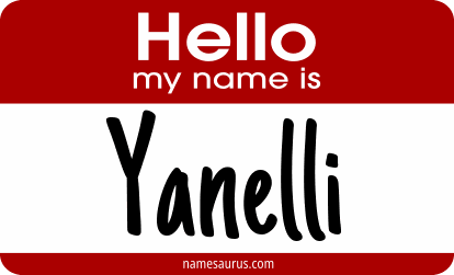 Hello my name is Yanelli png download