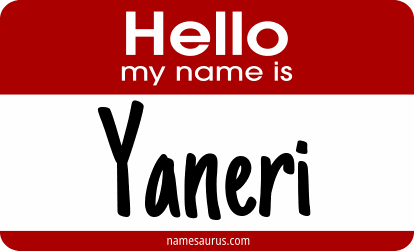 Hello my name is Yaneri png download