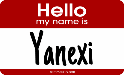 Hello my name is Yanexi png download