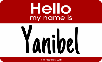 Hello my name is Yanibel png download