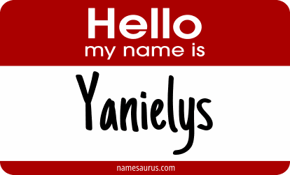 Hello my name is Yanielys png download