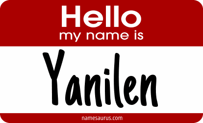 Hello my name is Yanilen png download