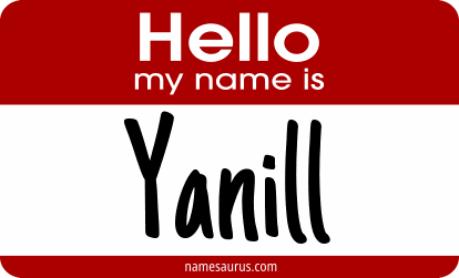 Hello my name is Yanill png download