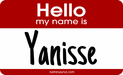 Hello my name is Yanisse png download