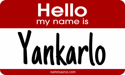 Hello my name is Yankarlo png download