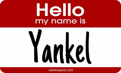 Hello my name is Yankel png download