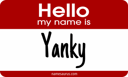 Hello my name is Yanky png download