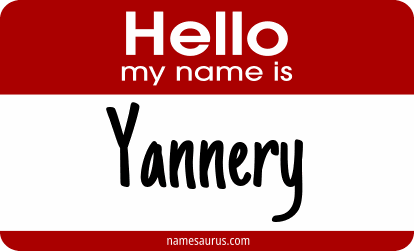 Hello my name is Yannery png download