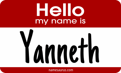 Hello my name is Yanneth png download