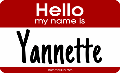 Hello my name is Yannette png download