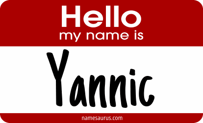 Hello my name is Yannic png download