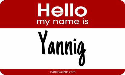 Hello my name is Yannig png download