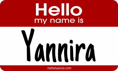 Hello my name is Yannira png download