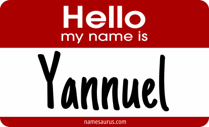Hello my name is Yannuel png download