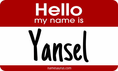 Hello my name is Yansel png download