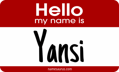 Hello my name is Yansi png download