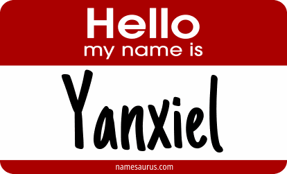 Hello my name is Yanxiel png download