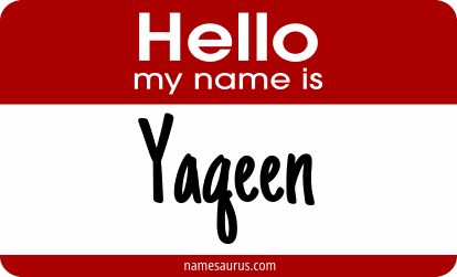 Hello my name is Yaqeen png download