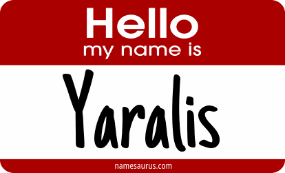 Hello my name is Yaralis png download