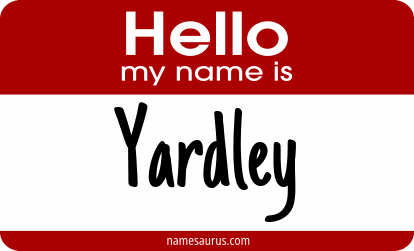 Hello my name is Yardley png download