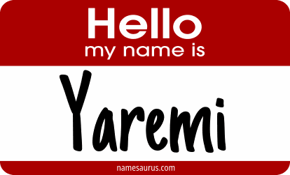 Hello my name is Yaremi png download