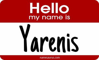 Hello my name is Yarenis png download